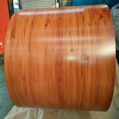 La bobine en acier galvanisée 750mm de 0.4mm PPGL pour couvrir la feuille a enduit