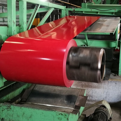 La bobine 0.16mm de tôle d'acier de PVC Ppgi de couleur a enduit la densité d'une première couche de peinture