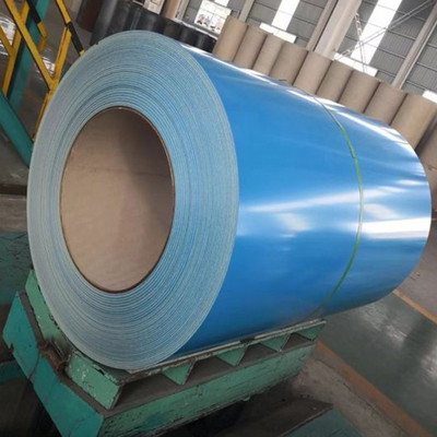 Le métal de zinc a ridé des toits de bobine de tôle d'acier de Ppgi que la couleur a enduits galvanisé