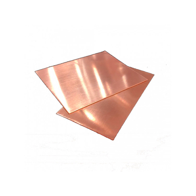 La feuille C1100 de cuivre pure lovent la décoration matérielle extérieure jaune du plat 0.3mm