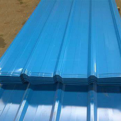 Ppgi a ridé la couleur couvrante en acier de zinc galvanisée par 800mm de feuille enduite