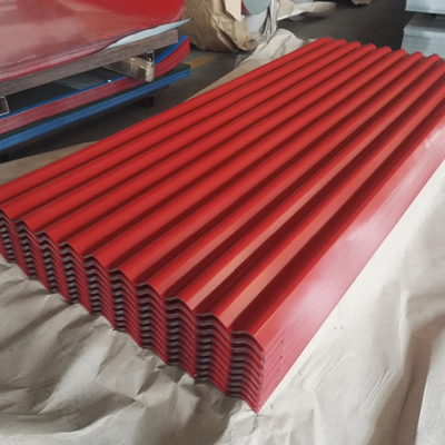 La toiture ondulée en acier de Ppgi couvre le zinc galvanisé par 600mm