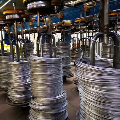 tension élevée de ressort de fil machine d'acier à haute teneur en carbone de 1.5mm galvanisée