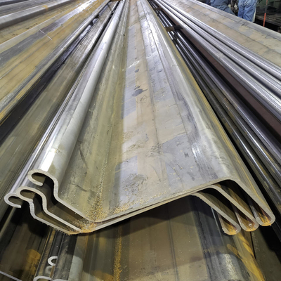 Pile de palplanches en acier formée à froid U9 - type 750 Z pour la construction Grade50