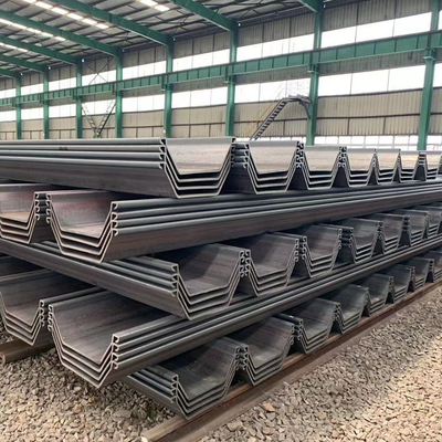 Pile de palplanches en acier formée à froid U9 - type 750 Z pour la construction Grade50