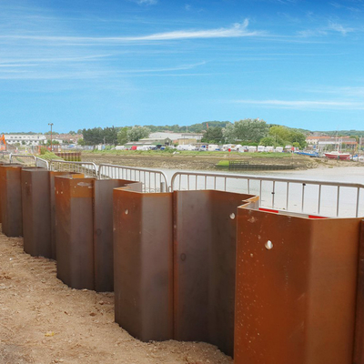 la pile en acier formée à froid U de palplanche de 12m forment pour la construction