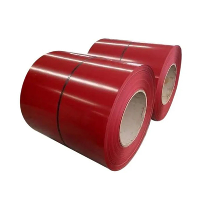 Coils d'acier galvanisé pré-enduit avec revêtement de zinc 30-275 g/m2 et allongement 16-30%