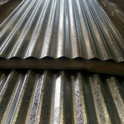 La feuille de toiture de fer galvanisé de DX51D Z100 a ridé la longueur de 6-12m