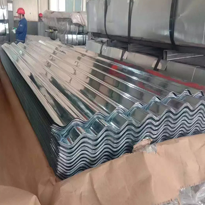 La feuille de toiture de fer galvanisé de DX51D Z100 a ridé la longueur de 6-12m