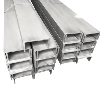 Norme laminée à chaud/laminée à froid de profilé en u de l'acier inoxydable Sus304 de gigaoctet