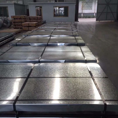 tôle de l'acier 4x8 galvanisée plongée chaude de 1220x2440mm SPCC SECC DX51