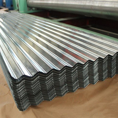 La feuille Z150 de toit en métal de Z150 0.11mm a galvanisé ondulé