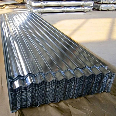 La feuille Z150 de toit en métal de Z150 0.11mm a galvanisé ondulé