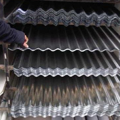 Les feuilles en acier de toiture de Dx51d ASTM, chaud plongées ont galvanisé les tôles d'acier ondulées