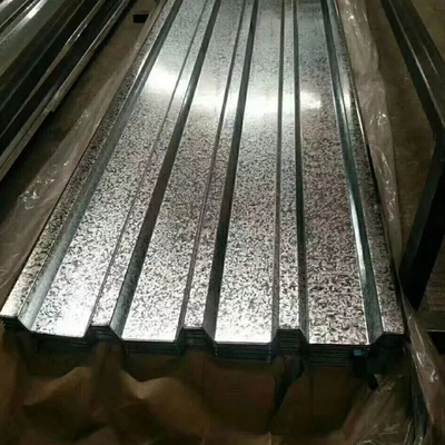 0.8mm ont galvanisé le type couvrant ondulé de plat de mesure de la feuille 24