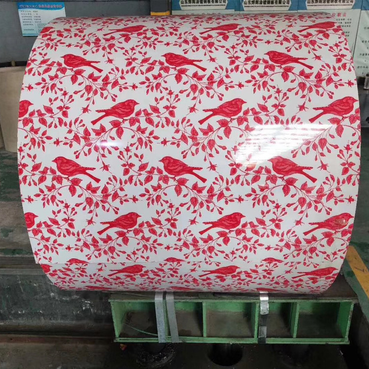 La bobine en acier en acier de boxe PPGL enduit d'une première couche de peinture par feuille de couleur a galvanisé