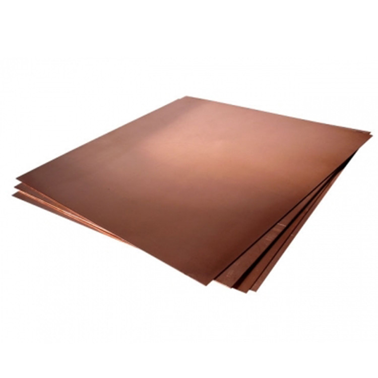 La feuille C1100 de cuivre pure lovent la décoration matérielle extérieure jaune du plat 0.3mm