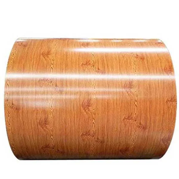 30 à 275 g/m2 en acier PPGL revêtu de zinc avec surface de couleur RAL et poids de bobine de 3 à 8 MT