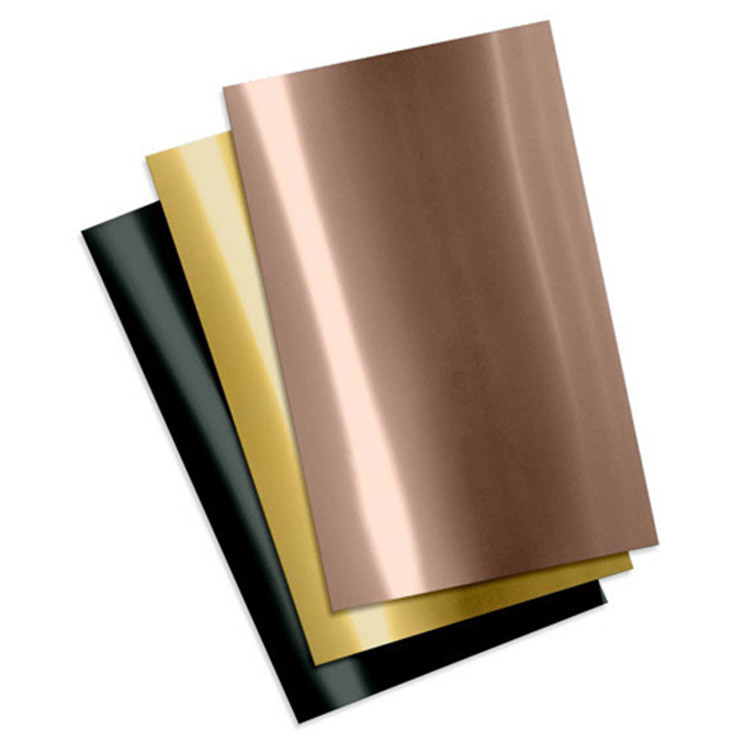 plat coloré de feuille d'acier inoxydable de 6Mm, plat à hautes températures de la résistance solides solubles 904l